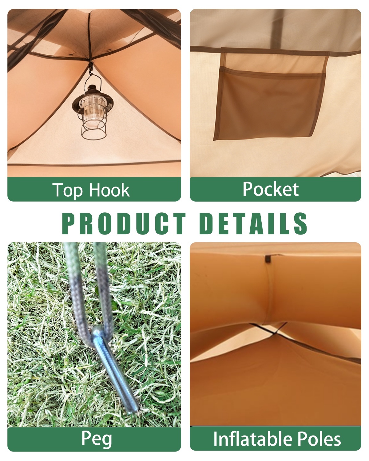 c9c25dda-8dc6-45ed-8bfe-892fc5022021.jpg Inflatable Tent Outdoor Tent 2-4-person Tent Quick-opening Tent Inflatable Tent Hut Tent Camping Portable Tent Windproof Tent Family Party Tent Pop-up Tent Shading And Waterproof Tent Camping Tent - Image 7