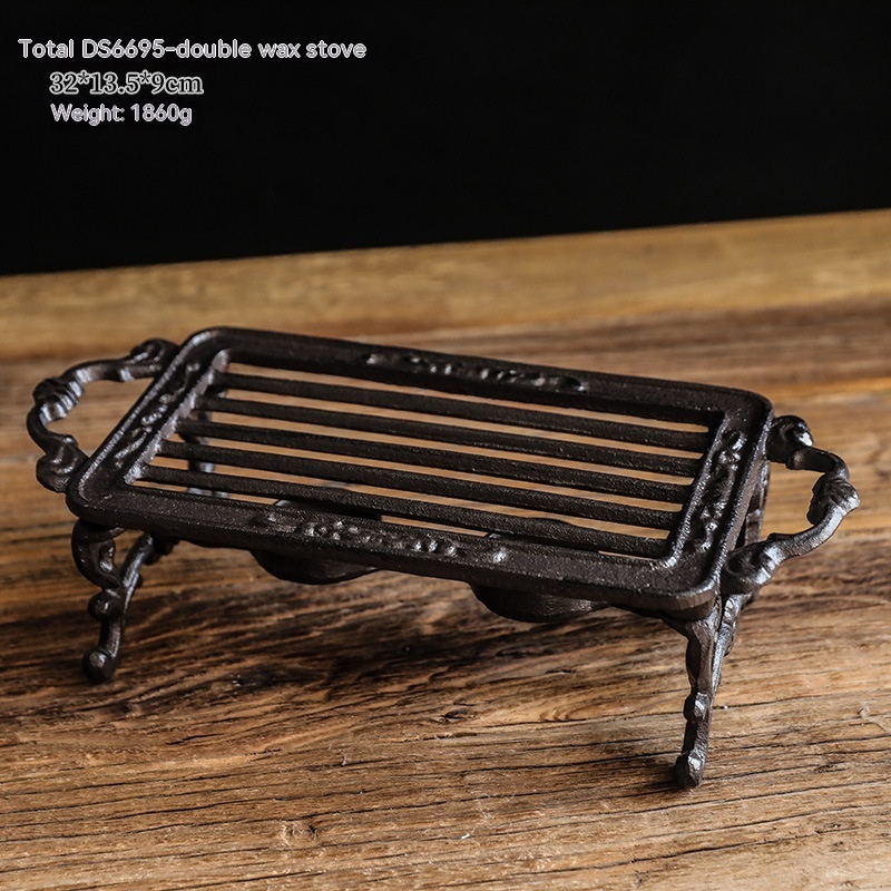 da0976ea-0fba-44a0-b0d0-ac3a469a455a.jpg Vintage Cast Iron Tea Coffee Stove Home Decorations And Accessories - Image 10